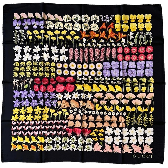 Gucci Fashion Silk Floral Scarf